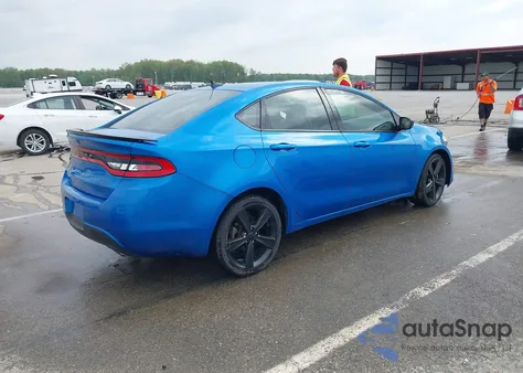 2015 Dodge Dart Sxt из США, поврежденный, VIN 1C3CDFBB1FD422884